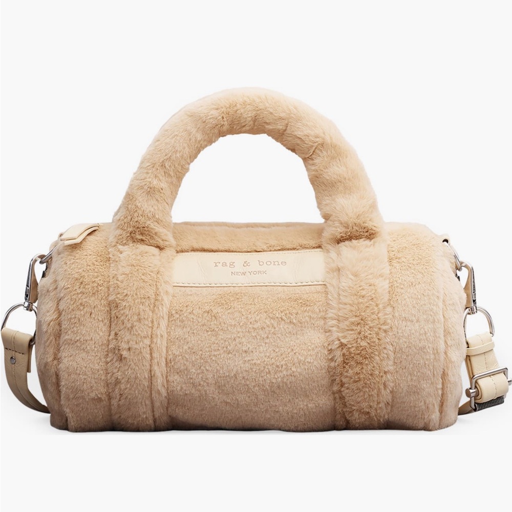 RAG & BONE 🎇HP🎇 CLOUD MINI FUR DUFFLE BAG NWT